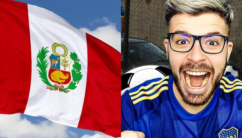 La Cobra festejando con la camiseta de Boca